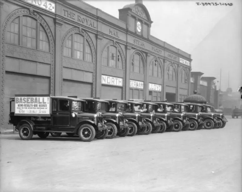 PAPER BOY FLEET STANDS READY AT PIER 42